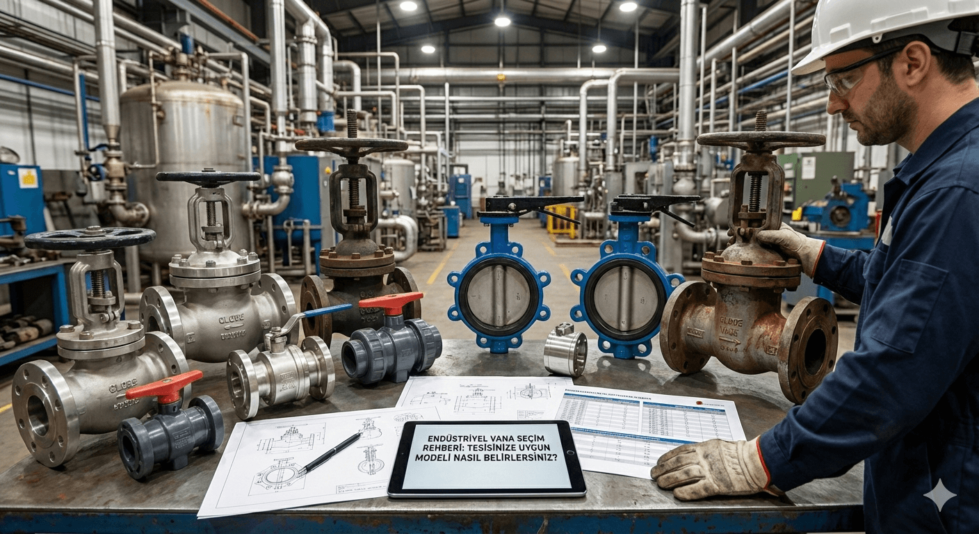 Endüstriyel Vana Seçim Rehberi: Tesisinize Uygun Modeli Nasıl Belirlersiniz?