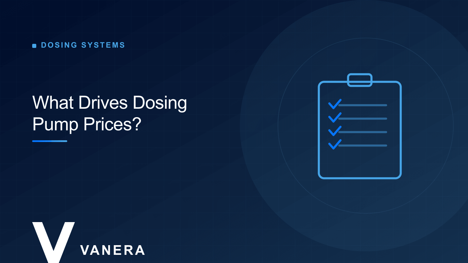 What Determines Dosing Pump Prices? Technology, Materials and Control
