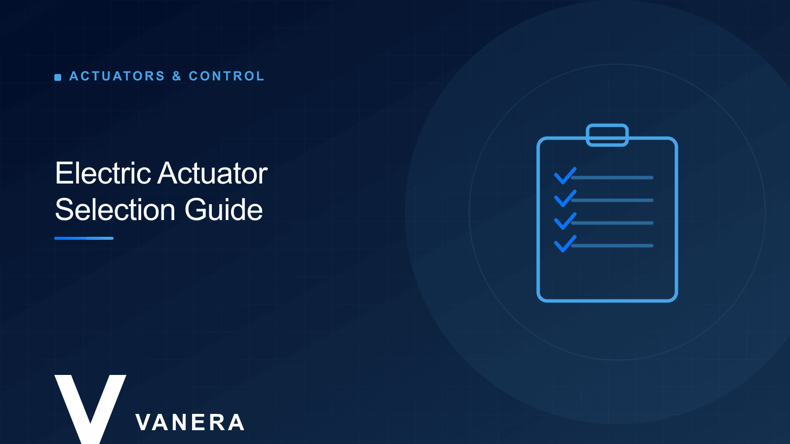 Electric Actuator Selection: Torque, Voltage, Ingress Protection and Control Type