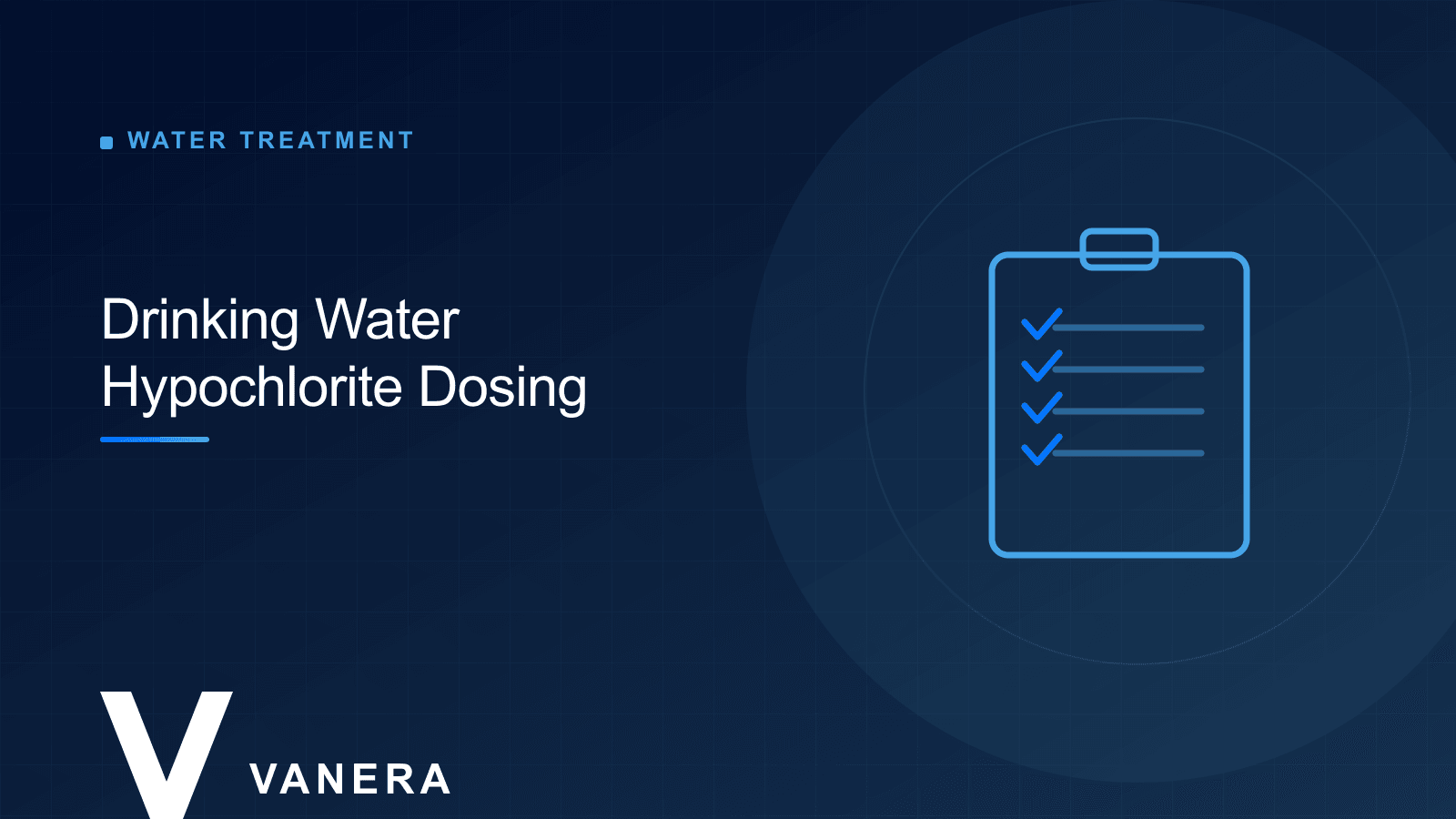 Drinking Water Chlorination: How to Set Up a Sodium Hypochlorite Dosing System