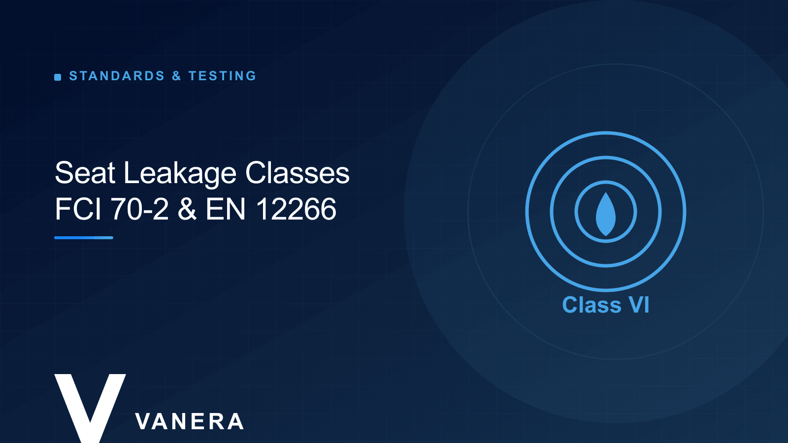 Valve Seat Leakage Classes (ANSI/FCI 70-2, EN 12266)